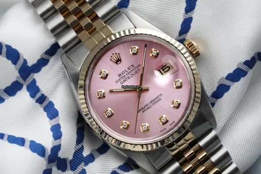 Offering Knockoff Rolex Datejust 16233 Automatic Movement 36mm Gold/steel Case Mens/unisex Watch - Image 4