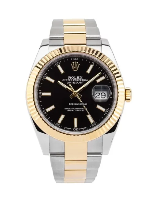 Amazing Fake Rolex Datejust 126333 Caliber 3235 Automatic Movement 41mm Gold/steel Case Mens/unisex Watch