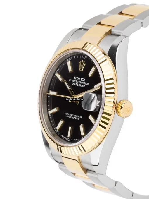 Amazing Fake Rolex Datejust 126333 Caliber 3235 Automatic Movement 41mm Gold/steel Case Mens/unisex Watch - Image 2