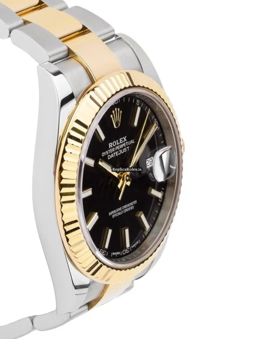 Amazing Fake Rolex Datejust 126333 Caliber 3235 Automatic Movement 41mm Gold/steel Case Mens/unisex Watch - Image 3