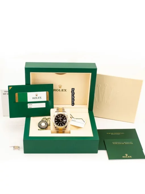 Amazing Fake Rolex Datejust 126333 Caliber 3235 Automatic Movement 41mm Gold/steel Case Mens/unisex Watch - Image 6