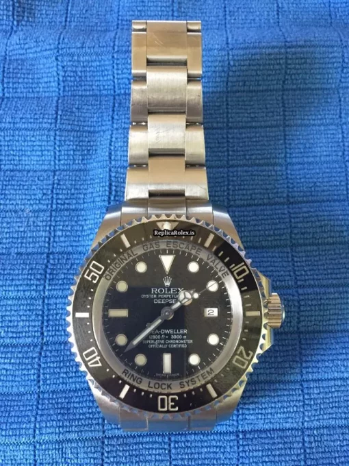Great Fake Rolex Sea-dweller Deepsea 116660 Caliber 3135 Automatic Movement 44mm Steel Case Mens/unisex Watch - Image 2