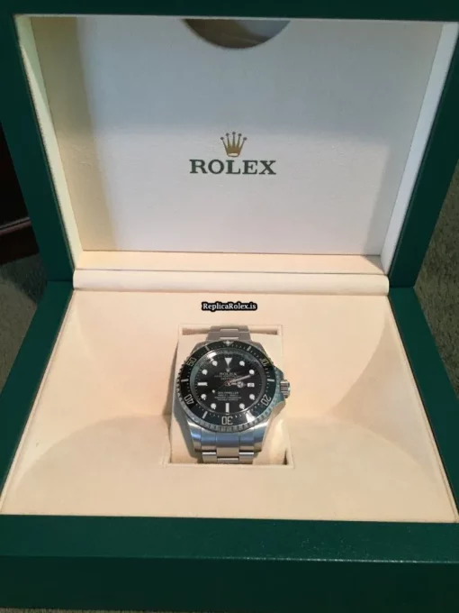 Great Fake Rolex Sea-dweller Deepsea 116660 Caliber 3135 Automatic Movement 44mm Steel Case Mens/unisex Watch - Image 7