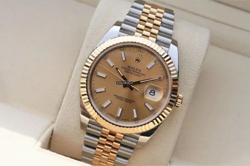 Discount Replica Rolex Datejust 126333 Caliber 3235 Automatic Movement 41mm Gold/steel Case Mens/unisex Watch - Image 6