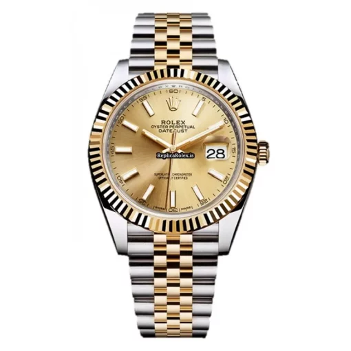Discount Replica Rolex Datejust 126333 Caliber 3235 Automatic Movement 41mm Gold/steel Case Mens/unisex Watch - Image 8