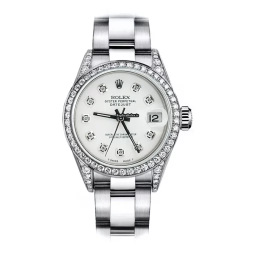High-end Fake Rolex Lady-datejust 68274 Automatic Movement 31mm Steel Case Womens Watch - Image 3