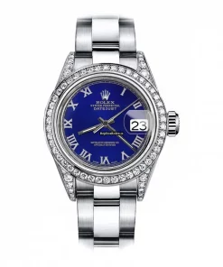 Lovely Replica Rolex Oyster Perpetual Lady Date 69160 Automatic Movement 26mm Steel Case Womens Watch