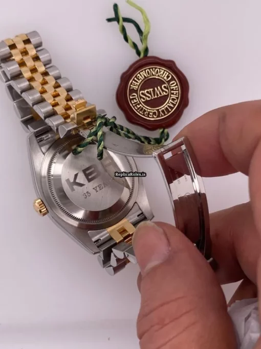 Lovely Replica Rolex Datejust 116233g Automatic Movement 36mm Yellow Gold Case Mens/unisex Watch - Image 6