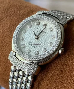 Attractive Replica Rolex Cellini 6673 26mm White Gold Case Watch