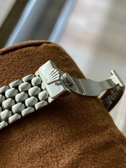 Attractive Replica Rolex Cellini 6673 26mm White Gold Case Watch - Image 3
