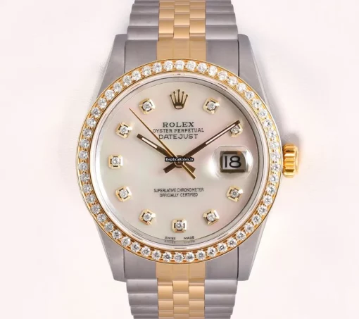 Lovely Fake Rolex Datejust 16233 Automatic Movement 36mm Steel Case Mens/unisex Watch - Image 4
