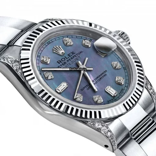 Great Fake Rolex Lady-datejust 68274 Automatic Movement 31mm Steel Case Womens Watch - Image 2