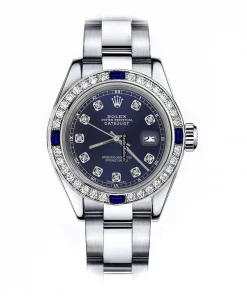 Superior Knockoff Rolex Oyster Perpetual Lady Date 69160 Automatic Movement 26mm Steel Case Womens Watch