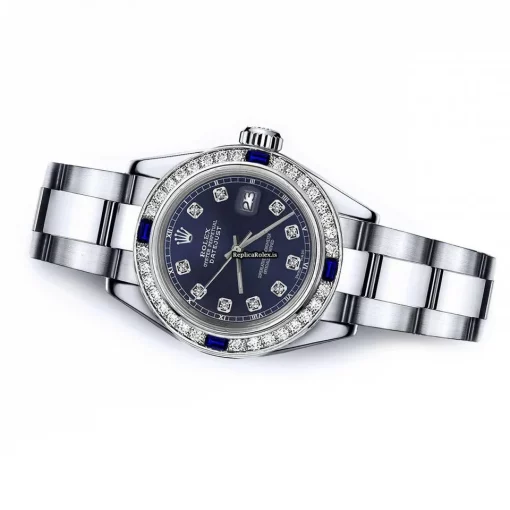 Superior Knockoff Rolex Oyster Perpetual Lady Date 69160 Automatic Movement 26mm Steel Case Womens Watch - Image 2