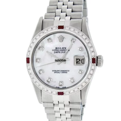 Remarkable Replica Rolex Datejust Caliber 3035 Automatic Movement 36mm Steel Case Mens/unisex Watch - Image 2
