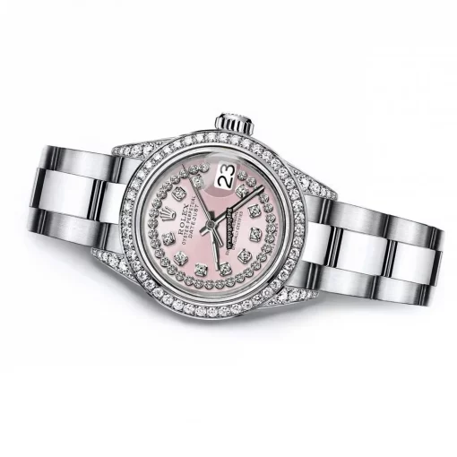 Attractive Copies Rolex Lady-datejust 68274 Automatic Movement 31mm Steel Case Womens Watch - Image 3