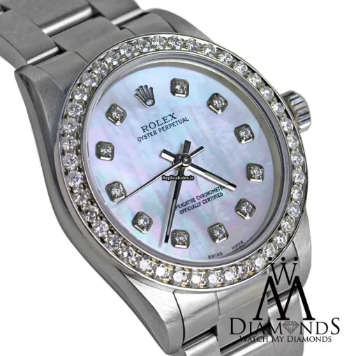 Quality Replicas Rolex Oyster Perpetual Lady Date 69160 Automatic Movement 26mm Steel Case Womens Watch