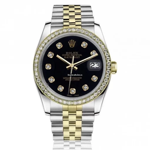 Distinctive Replica Rolex Datejust 16013 Automatic Movement 36mm Gold/steel Case Mens/unisex Watch