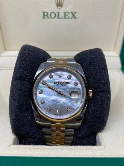 Luxury Replica Rolex Datejust 116201 Caliber 3135 Automatic Movement 36mm Gold/steel Case Mens/unisex Watch - Image 2
