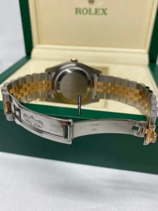 Luxury Replica Rolex Datejust 116201 Caliber 3135 Automatic Movement 36mm Gold/steel Case Mens/unisex Watch - Image 7