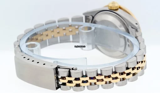 Excellent Knockoff Rolex Datejust Automatic Automatic Movement 26mm Gold/steel Case Womens Watch - Image 3