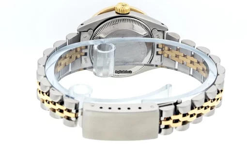 Excellent Knockoff Rolex Datejust Automatic Automatic Movement 26mm Gold/steel Case Womens Watch - Image 5