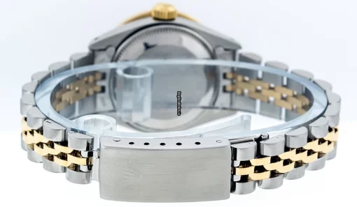Excellent Knockoff Rolex Datejust Automatic Automatic Movement 26mm Gold/steel Case Womens Watch - Image 6
