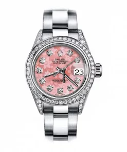 Reliable Replica Rolex Oyster Perpetual Lady Date 69160 Automatic Movement 26mm Steel Case Womens Watch