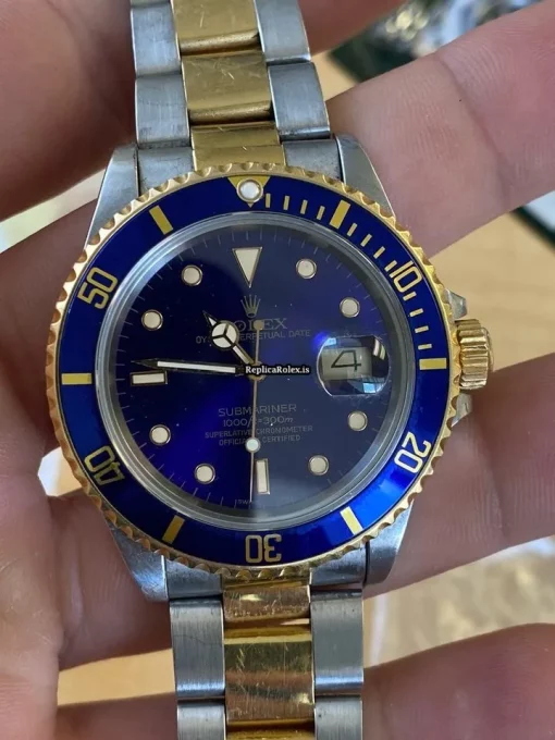 Superb Copies Rolex Submariner Date 16613 Caliber 3135 Automatic Movement 40mm Gold/steel Case Mens/unisex Watch