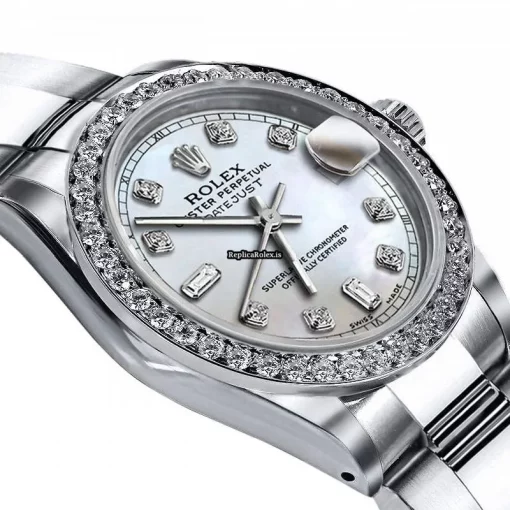 Nice Replica Rolex Lady-datejust 68274 Automatic Movement 31mm Steel Case Womens Watch - Image 2