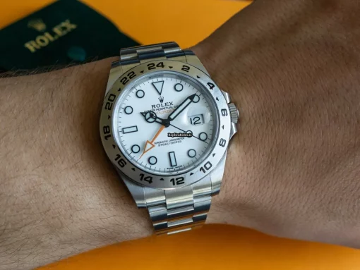 Trustworthy Replica Rolex Explorer II 216570 Caliber 3187 Automatic Movement 42mm Steel Case Mens/unisex Watch - Image 5