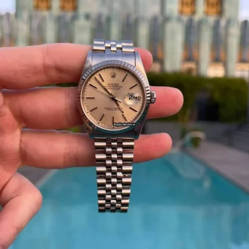 Distinctive Copies Rolex Datejust 16234 Caliber 3135 Automatic Movement 36mm Steel Case Mens/unisex Watch - Image 3