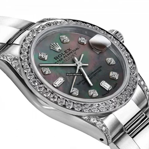 Defect Replica Rolex Lady-datejust 68274 Automatic Movement 31mm Steel Case Womens Watch - Image 2