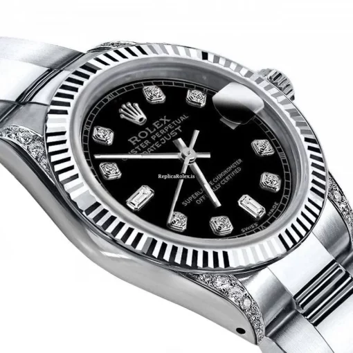 Reliable Replicas Rolex Lady-datejust 68274 Automatic Movement 31mm Steel Case Womens Watch - Image 2