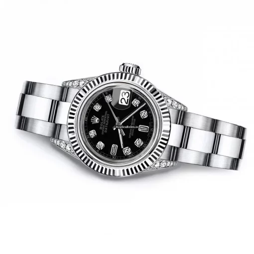 Reliable Replicas Rolex Lady-datejust 68274 Automatic Movement 31mm Steel Case Womens Watch - Image 3