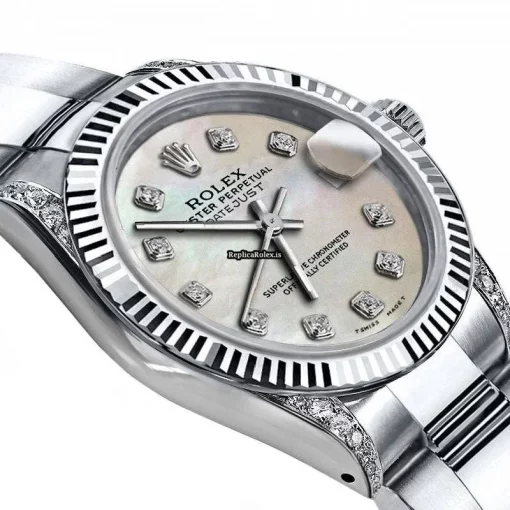 Wonderful Replica Rolex Lady-datejust 68274 Automatic Movement 31mm Steel Case Womens Watch - Image 2