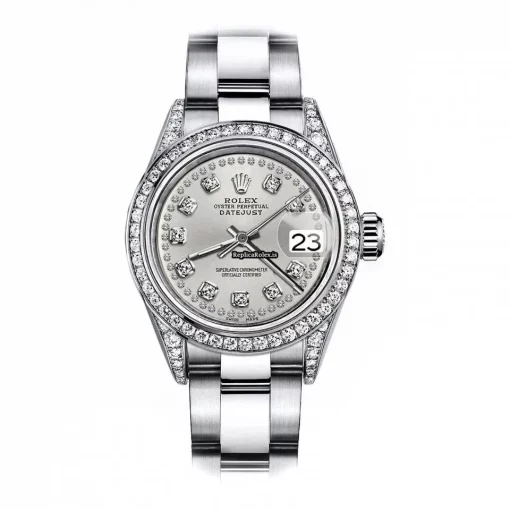 Defect Fake Rolex Lady-datejust 68274 Automatic Movement 31mm Steel Case Womens Watch