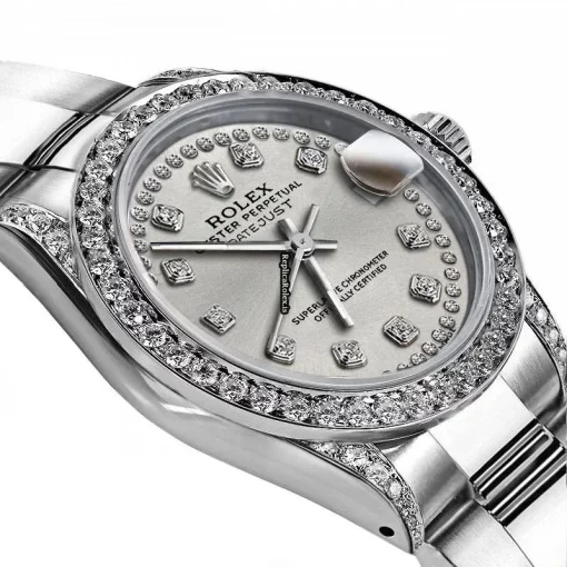 Defect Fake Rolex Lady-datejust 68274 Automatic Movement 31mm Steel Case Womens Watch - Image 2