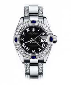 Fantastic Replica Rolex Oyster Perpetual Lady Date 69160 Automatic Movement 26mm Steel Case Womens Watch