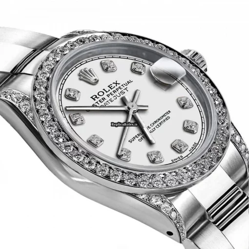 Luxury Imitation Rolex Lady-datejust 68274 Automatic Movement 31mm Steel Case Womens Watch - Image 2