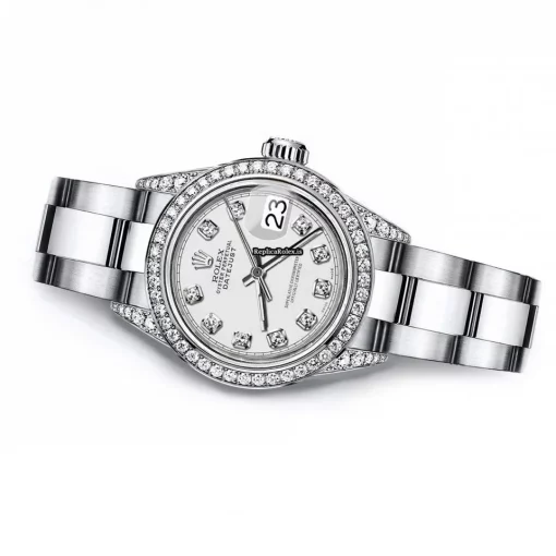 Luxury Imitation Rolex Lady-datejust 68274 Automatic Movement 31mm Steel Case Womens Watch - Image 3