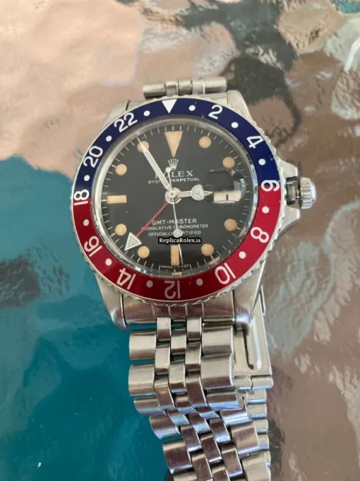 Best Fake Rolex Gmt-master 1675 Caliber 1570 Automatic Movement 40mm Steel Case Mens/unisex Watch - Image 10