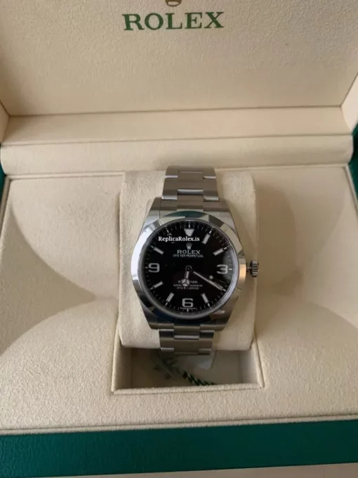 Good Replica Rolex Explorer 214270 Caliber 3132 Automatic Movement 39mm Steel Case Mens/unisex Watch - Image 11