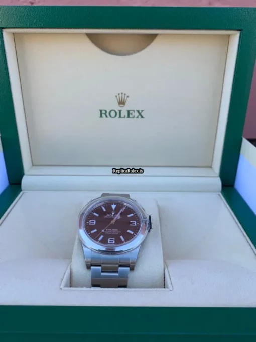 Good Replica Rolex Explorer 214270 Caliber 3132 Automatic Movement 39mm Steel Case Mens/unisex Watch - Image 2