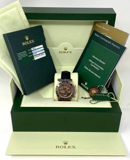 Appealing Fakes Rolex Daytona 116515ln Caliber 4130 Automatic Movement 40mm Rose Gold Case Mens/unisex Watch - Image 8