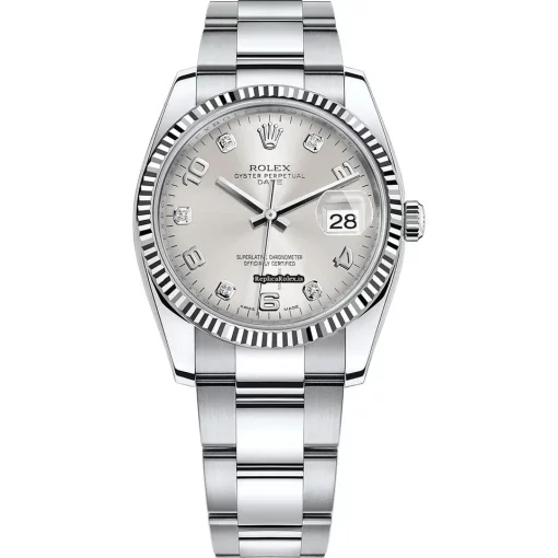 Wholesale Replica Rolex Oyster Perpetual Date 115234-0012 Automatic Movement Steel Case Womens Watch