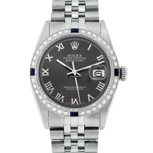 Distinctive Replica Rolex Datejust Caliber 3035 Automatic Movement 36mm Steel Case Mens/unisex Watch - Image 2