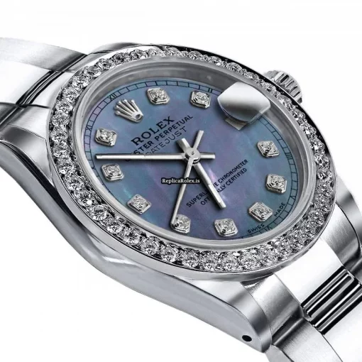 Excellent Fake Rolex Lady-datejust 68274 Automatic Movement 31mm Steel Case Womens Watch - Image 2