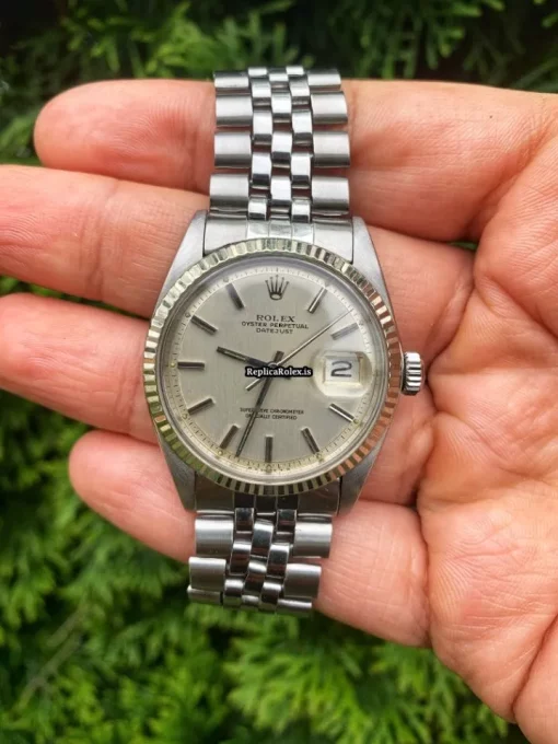 Suitable Fake Rolex Datejust 1601 Caliber 1570 Automatic Movement 36mm Steel Case Mens/unisex Watch - Image 3