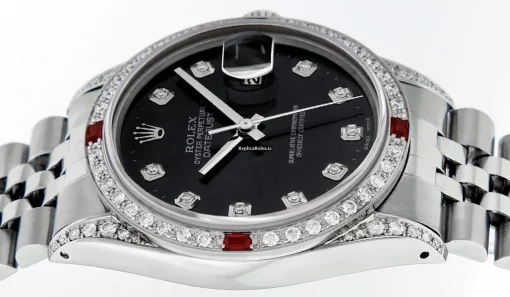Trustworthy Replicas Rolex Datejust Caliber 3035 Automatic Movement 36mm Steel Case Mens/unisex Watch - Image 12
